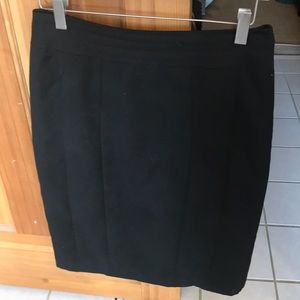 Black pencil skirt